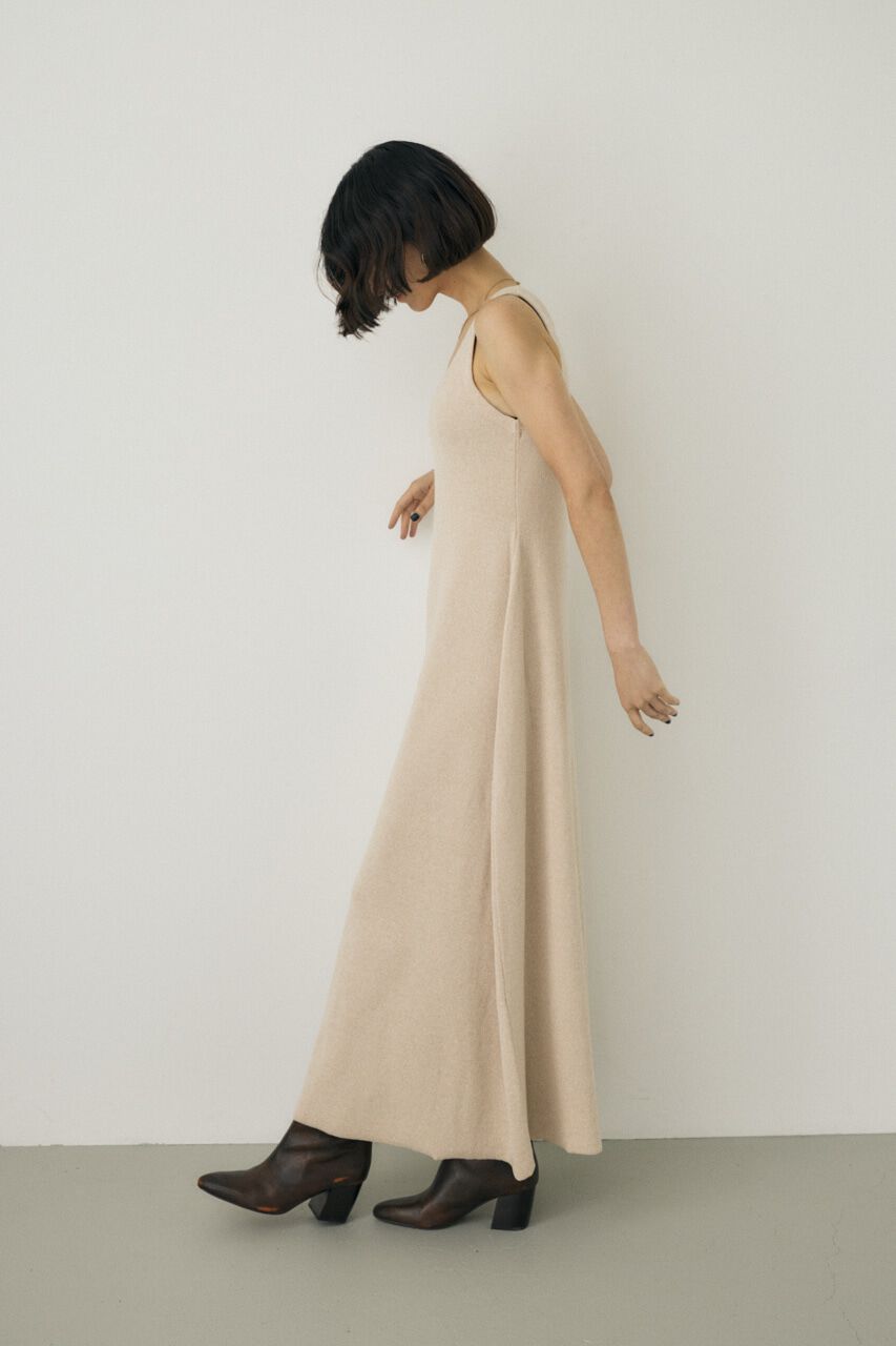 MOUSSY「ノースリーブニットワンピース　オーガニックコットン使用」|ワンピース|