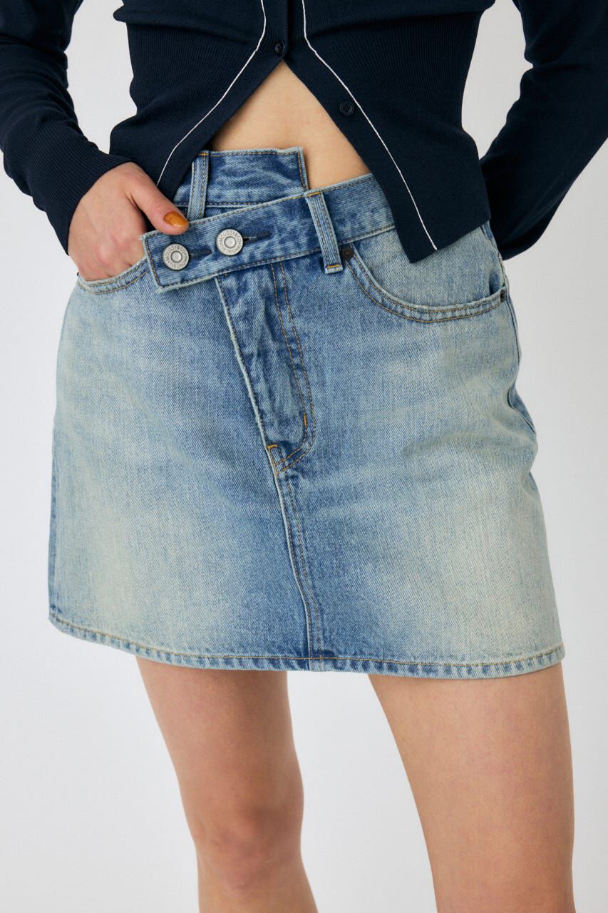 MOUSSY「CROSS WAIST ミニスカート」|スカート|