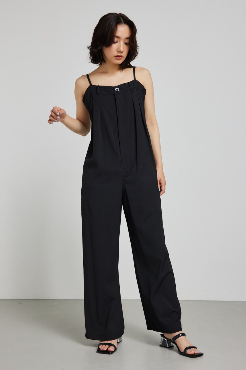 rienda「タックベアストレートロンパース」|その他|