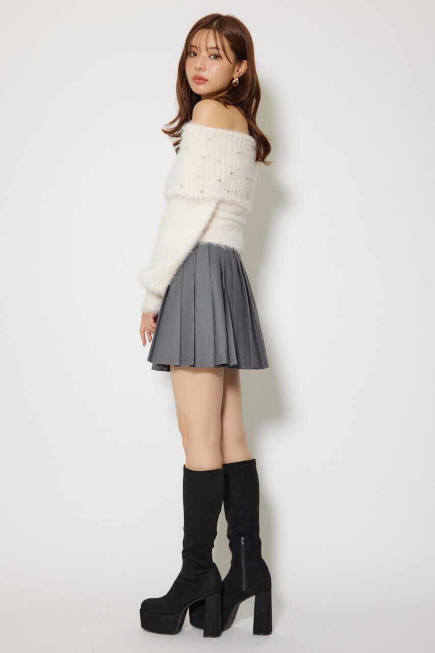 rienda「プリーツジャストウエストスカート」|スカート|