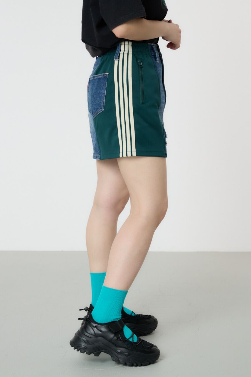 RODEO CROWNS「カスタムトラック DENIM MINI SK」|スカート|