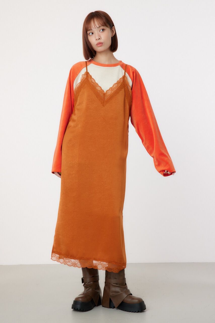 RODEO CROWNS「サテンレースキャミワンピース」|ワンピース|ORG