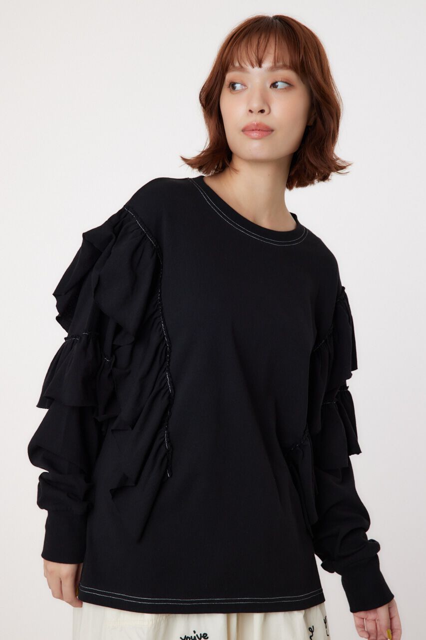 RODEO CROWNS「ステッチフリルトップス」|Tシャツ・カットソー|