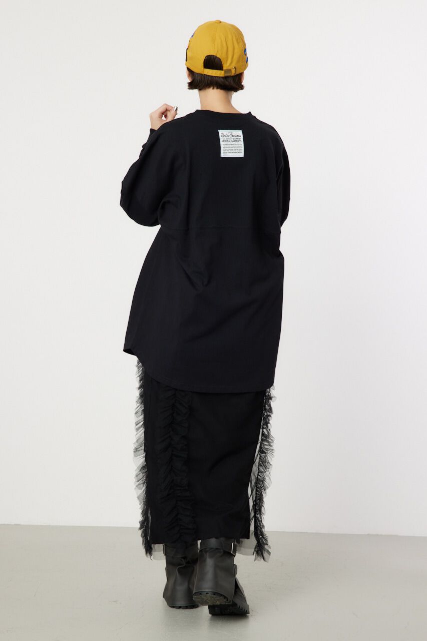 RODEO CROWNS「スクエアネームL/Sワンピース」|ワンピース|