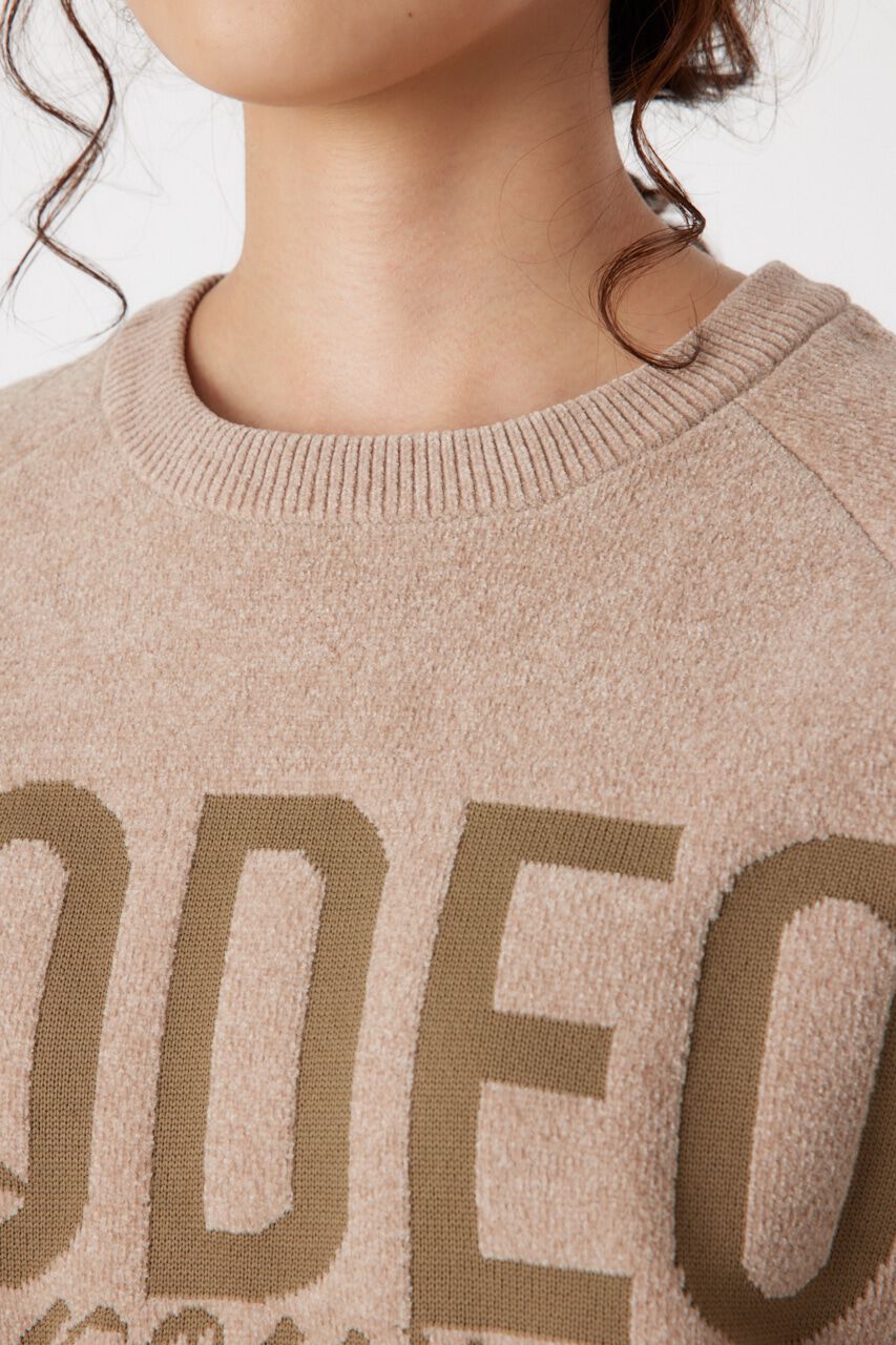 RODEO CROWNS「モールエンボスロゴニットトップス」|ニット・セーター|