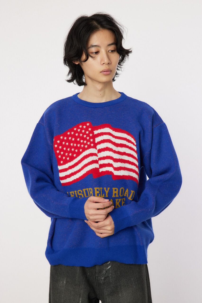 RODEO CROWNS「US flag ニット」|ニット・セーター|BLU