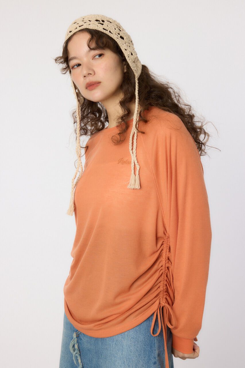 RODEO CROWNS「サイドシャーリングルーズトップス」|Tシャツ・カットソー|