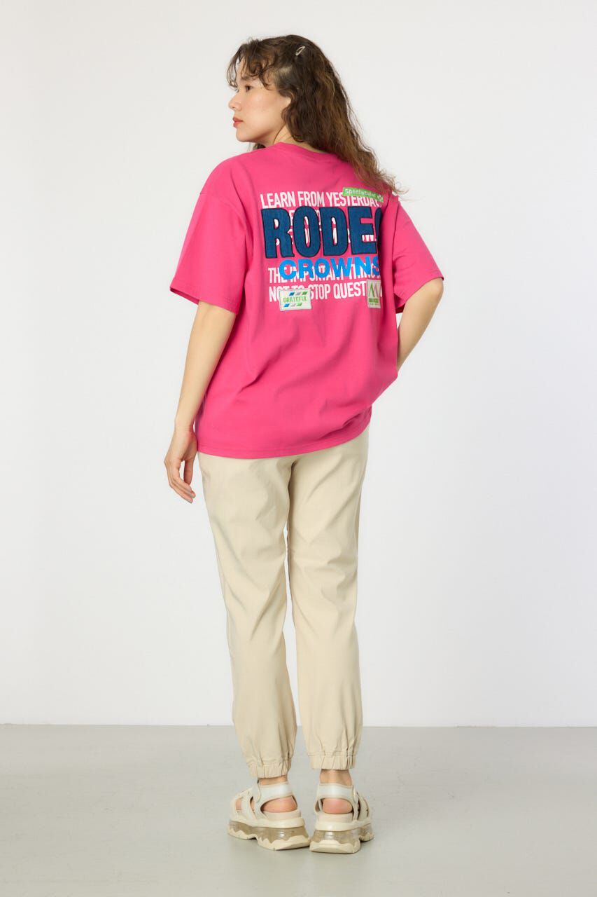 RODEO CROWNS「Overlap デニムアップリケTシャツ」|Tシャツ・カットソー|