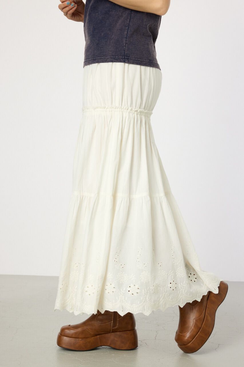 RODEO CROWNS「コットンローンスカラップスカート」|スカート|