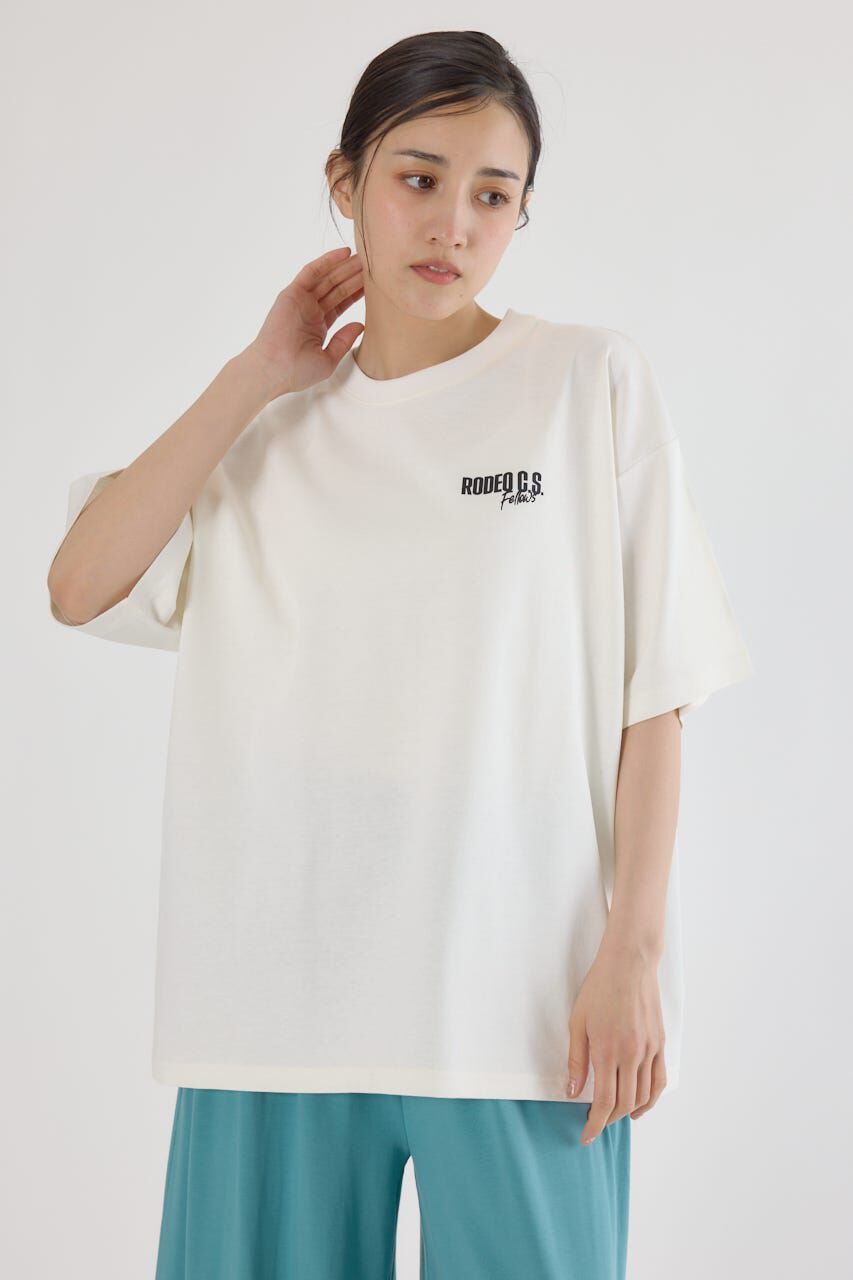 RODEO CROWNS「MASTER PROTECT RIP UPロゴTシャツ」|Tシャツ・カットソー|