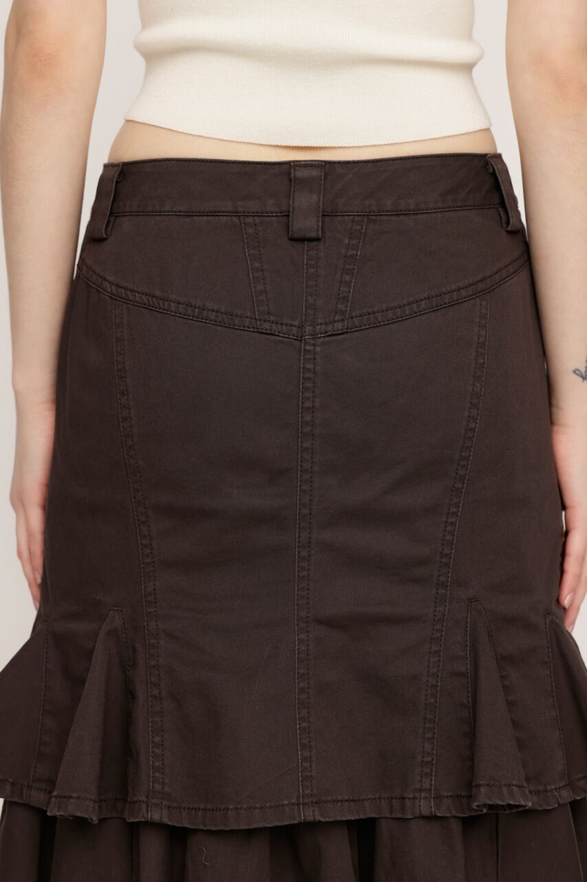 SLY「L／W WASHED MIDDLE MERMAID スカート」|スカート|