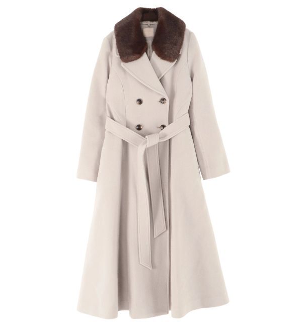 RESEXXY「ショートビーバーウールロングコート」|その他|