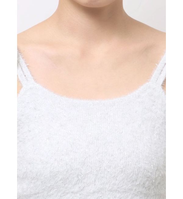 dazzlin「ミニシャギーラメニットキャミ」|ニット・セーター|