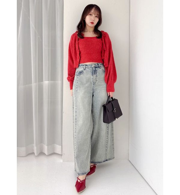 dazzlin「ミニシャギーラメニットキャミ」|ニット・セーター|