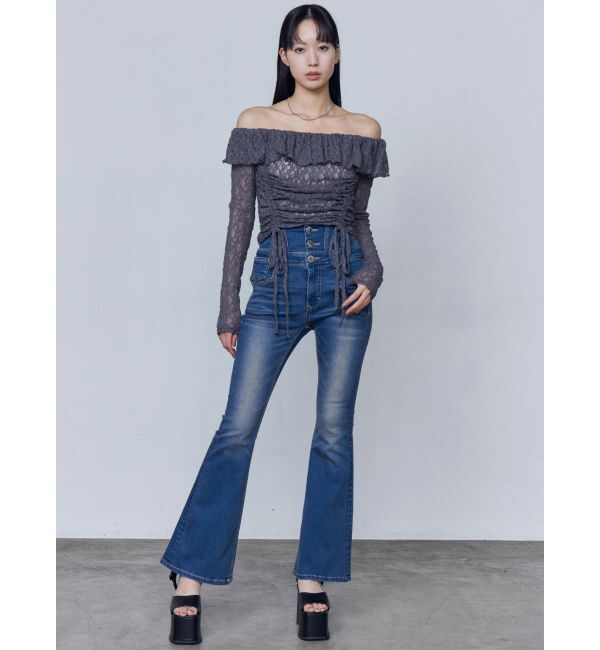 EMODA「オフショルダーギャザートップ」|Tシャツ・カットソー|