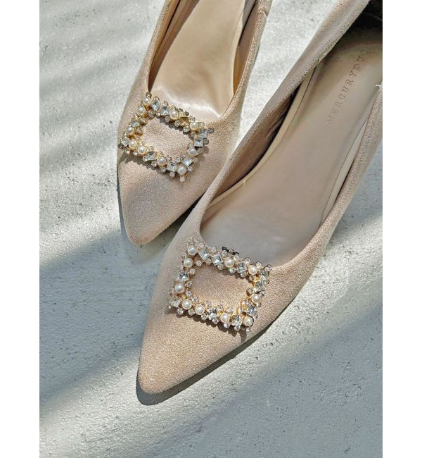 MERCURYDUO「2WAYビジュー付パンプス」|パンプス|