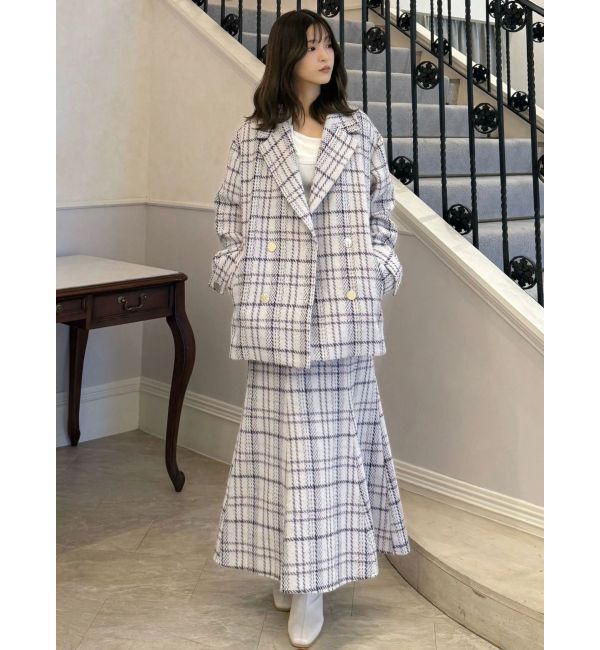 MERCURYDUO「オリジナルロービングチェックPコート」|その他|