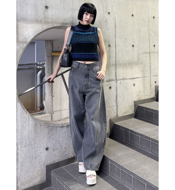 MURUA「バレルレッグコクーンシルエットデニム」|デニム|