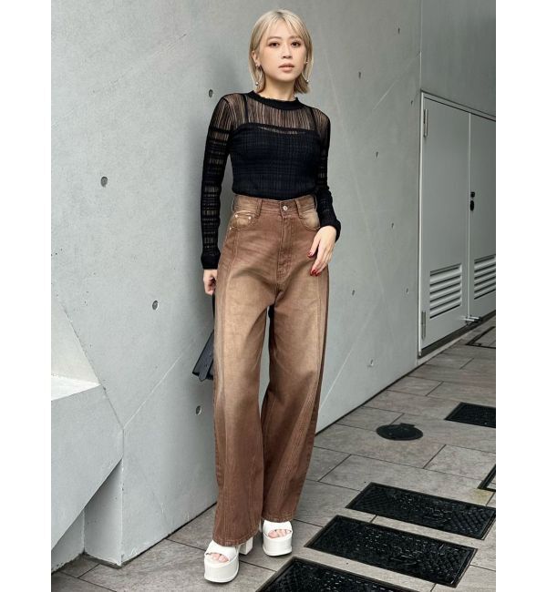 MURUA「バレルレッグコクーンシルエットデニム」|デニム|