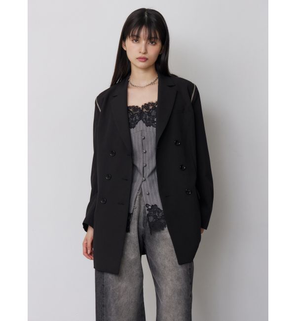 MURUA「ジャケットライクZIPミニワンピース」|ワンピース|