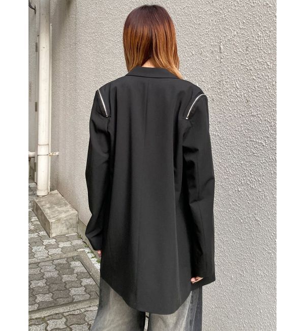 MURUA「ジャケットライクZIPミニワンピース」|ワンピース|