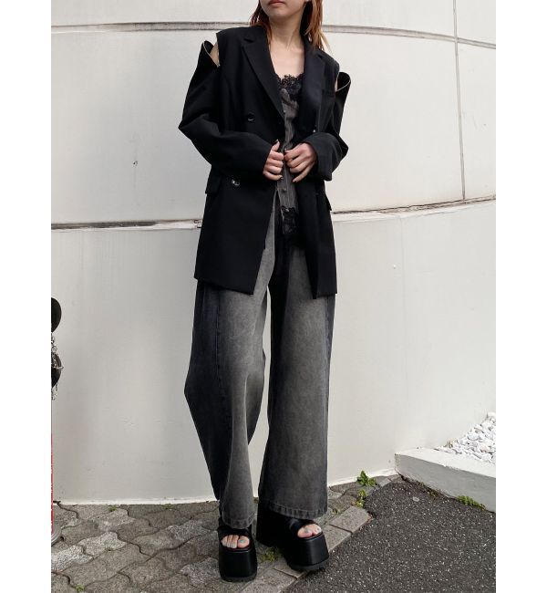 MURUA「ジャケットライクZIPミニワンピース」|ワンピース|