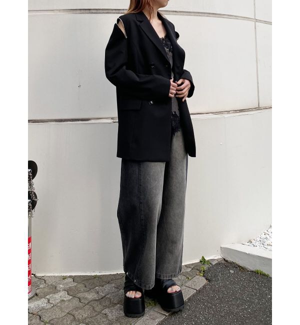 MURUA「ジャケットライクZIPミニワンピース」|ワンピース|