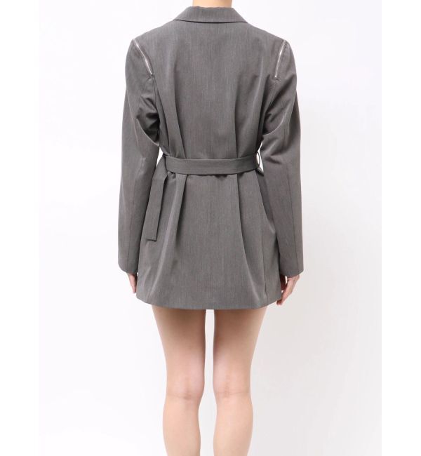 MURUA「ジャケットライクZIPミニワンピース」|ワンピース|