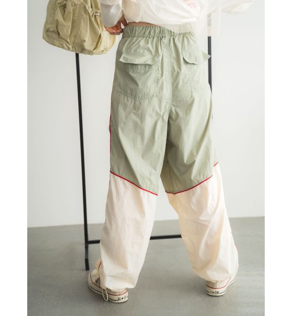 Ungrid「カラーブロッキングナイロンパンツ」|その他|