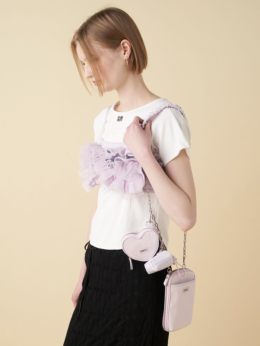 FURFUR「【WEB限定カラー】マテリアルコンビ3SETショルダーバッグ」|ショルダー・メッセンジャー|