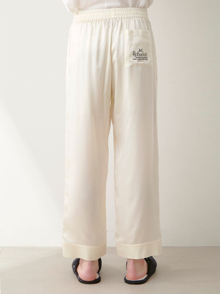 GELATO PIQUE HOMME「【JOEL ROBUCHON】【販路限定】【HOMME】シルクサテンシャツ＆ロングパンツセット」|ルームウェア|