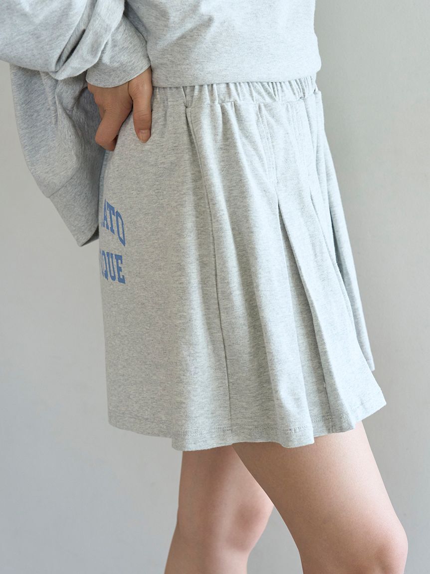 gelato pique「カレッジロゴショートパンツ」|ルームウェア|