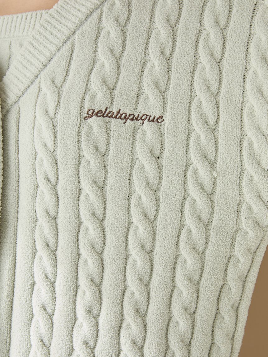 gelato pique「エアリーモコアランカーディガン」|ルームウェア|
