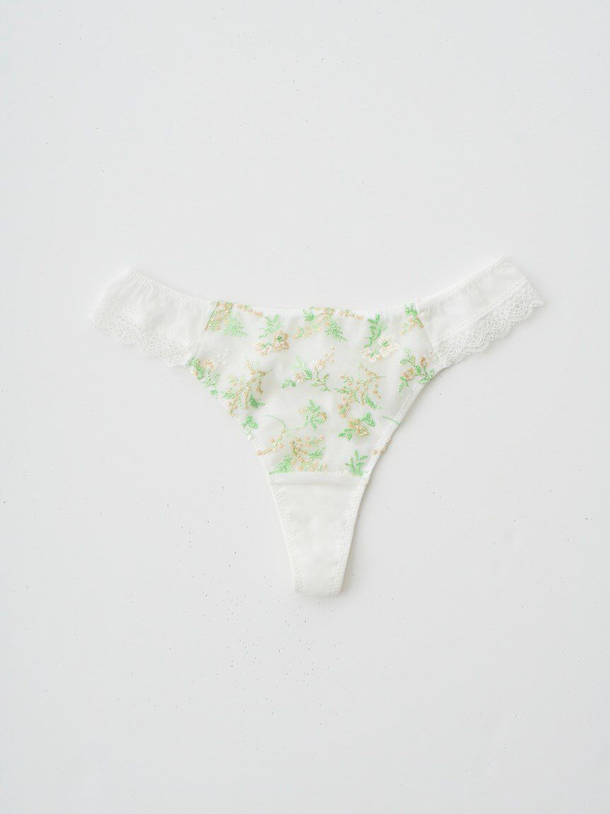 LILY BROWN Lingerie「【LILY BROWN Lingerie】ミモザ エンブロイダリーレース ソング」|インナー|