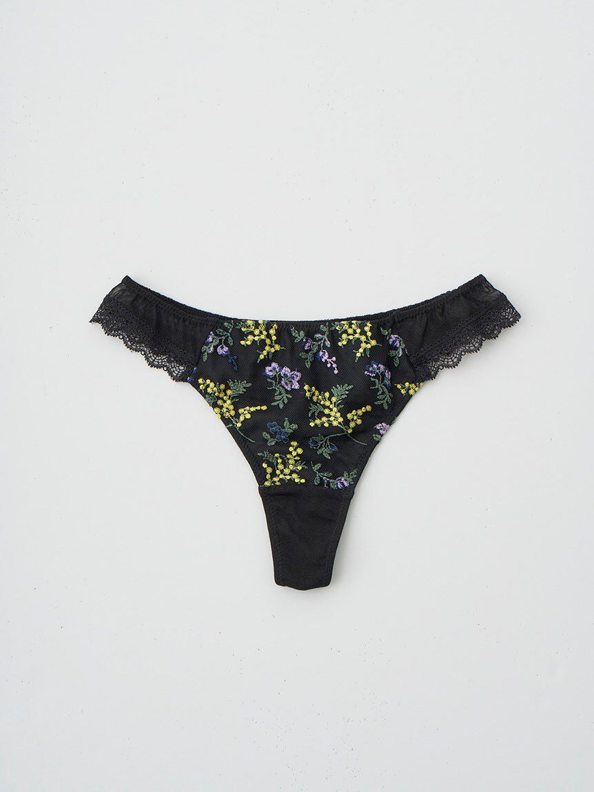 LILY BROWN Lingerie「【LILY BROWN Lingerie】ミモザ エンブロイダリーレース ソング」|インナー|