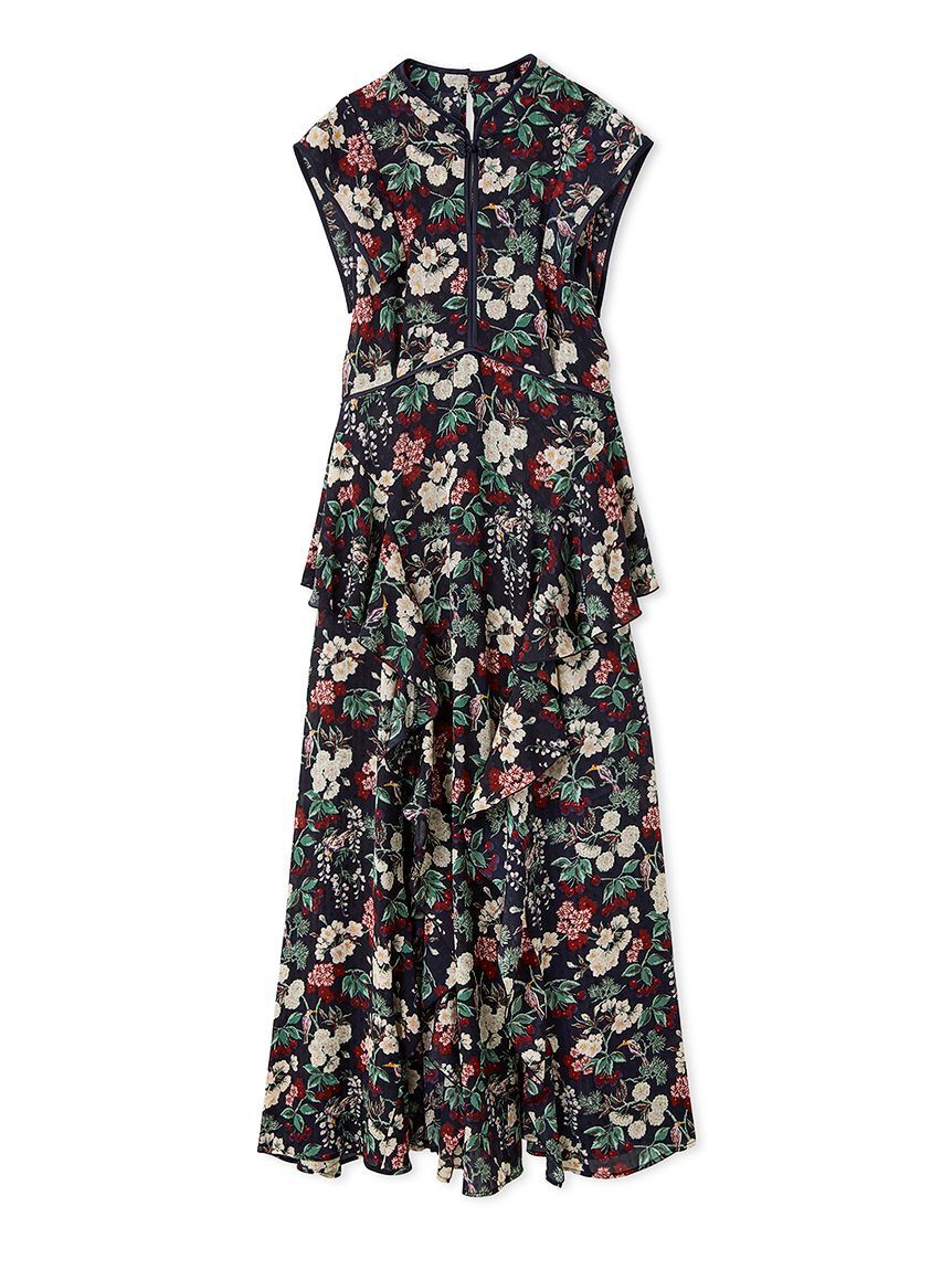 LILY BROWN「【LILY BROWN&times;KEITA MARUYAMA】ボタニカルチェリー柄ワンピース」|ワンピース|