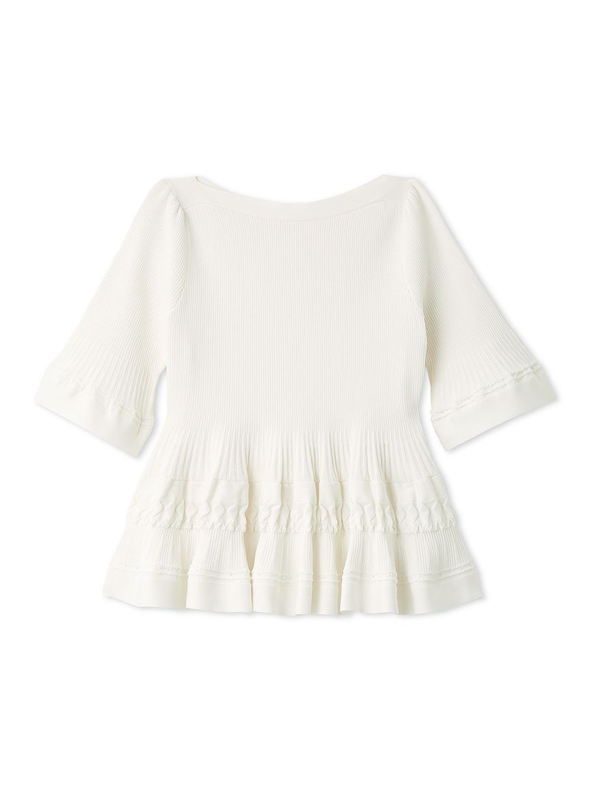 CELFORD「【洗える】テクスチャードニットプルオーバー」|Tシャツ・カットソー|