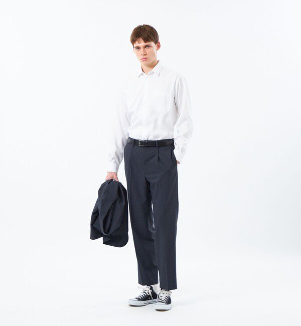 MACKINTOSH PHILOSOPHY「トロッター レギュラーカラースナップ 無地/チェック」|シャツ・ブラウス|