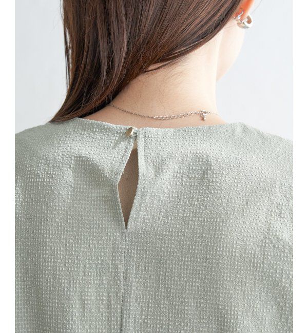 ikka「サッカーペプラムブラウス」|シャツ・ブラウス|