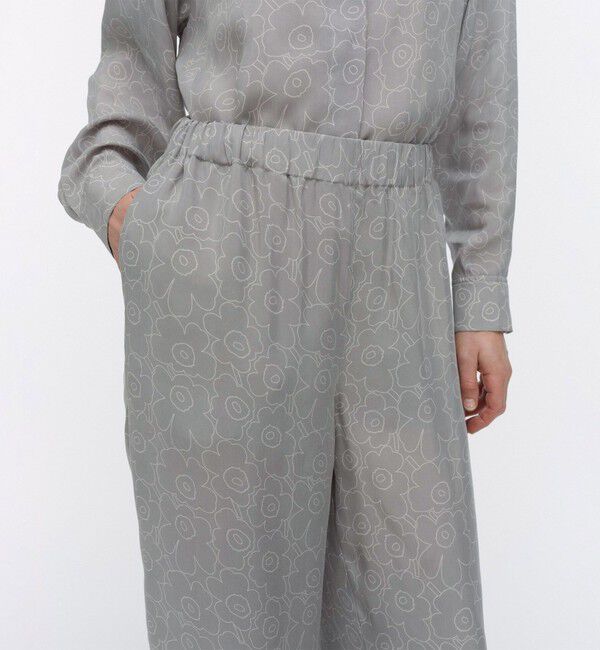 Marimekko「Oanet Piirto Unikko パンツ」|チノ|