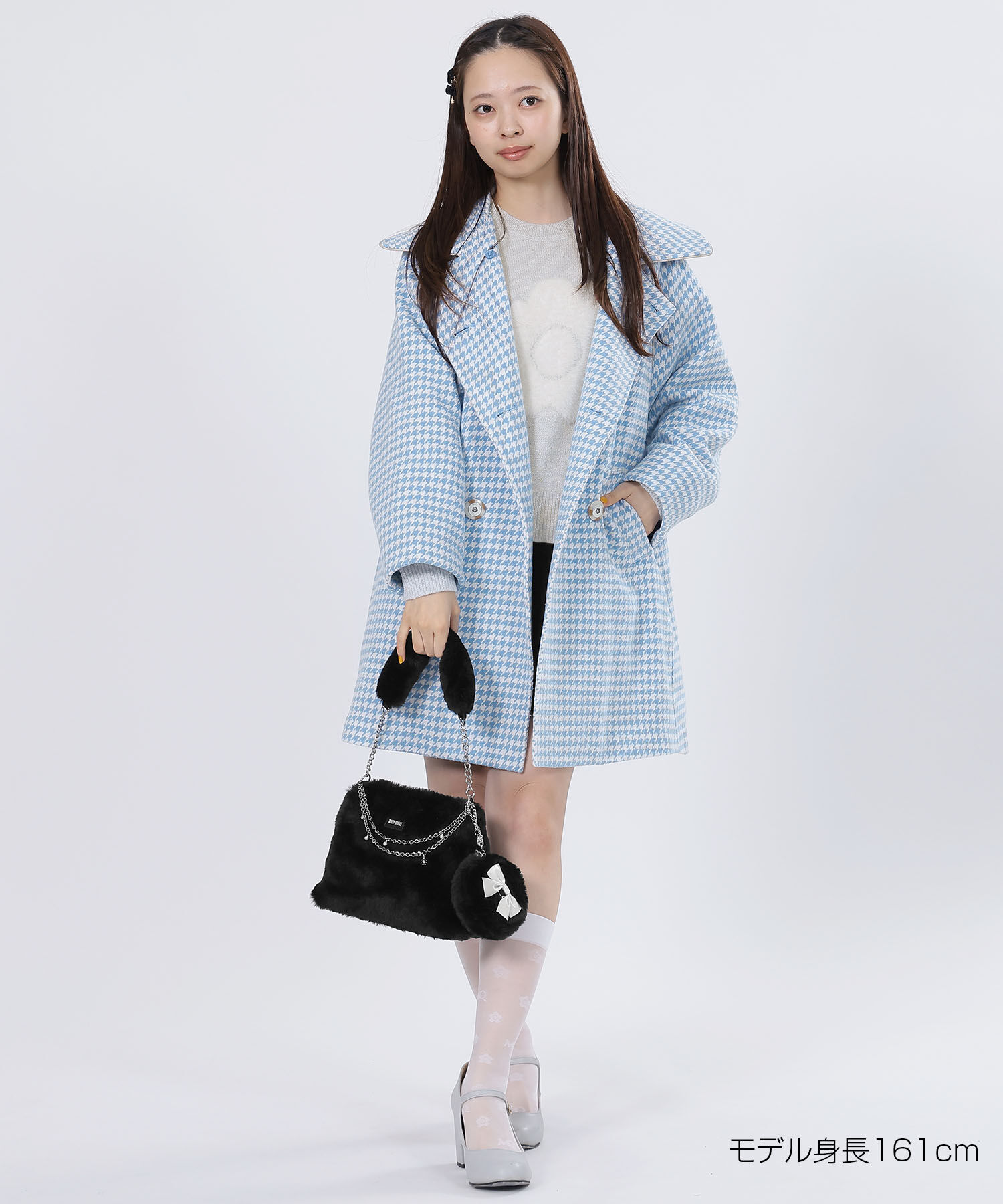 MARY QUANT「ファーデイジーラメニット プルオーバー」|ニット・セーター|