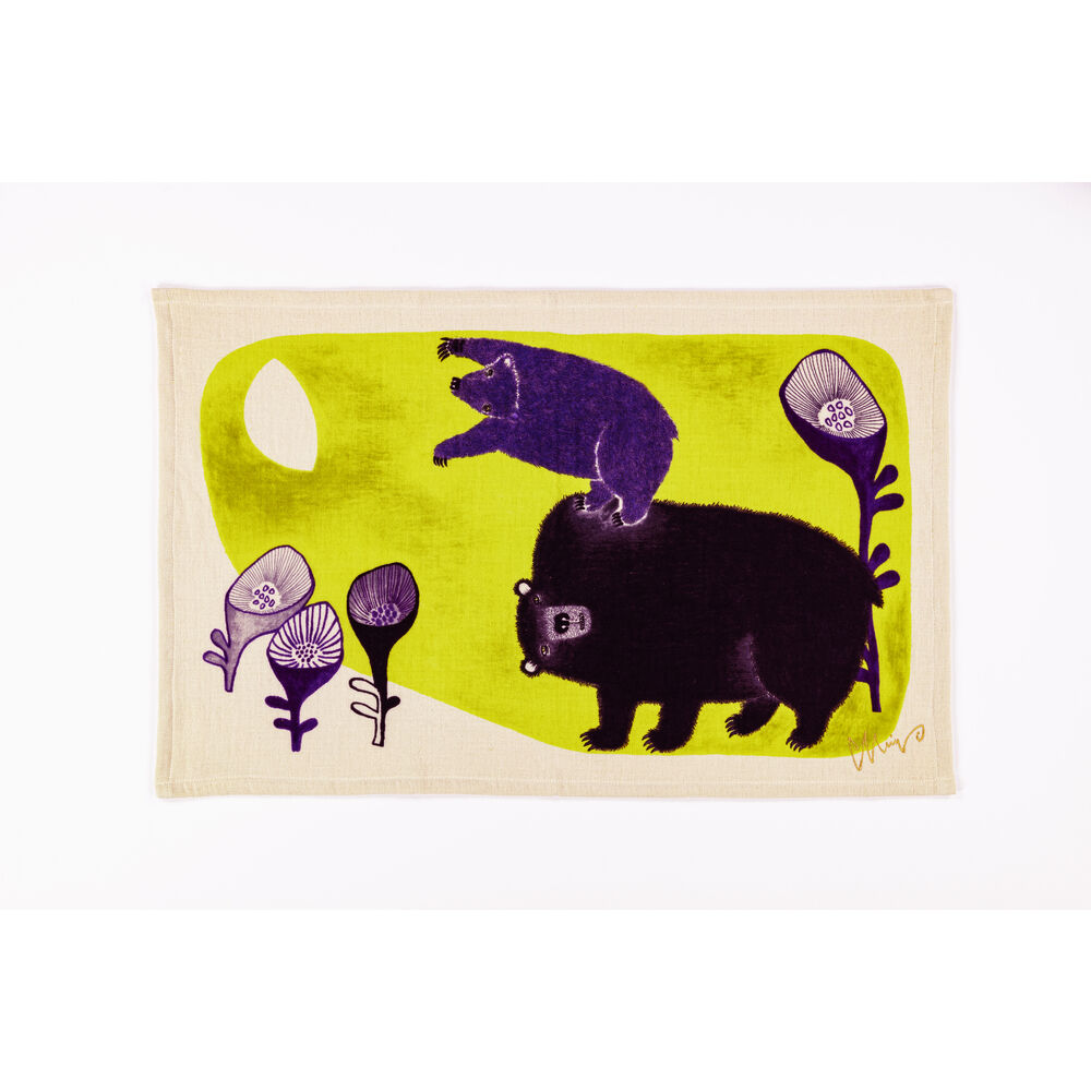 BACKYARD FAMILY「ティータオル 通販 キッチンタオル プレースマット フェイスタオル 大きめ バスタオル 小さめ」|タオル|イエロー1