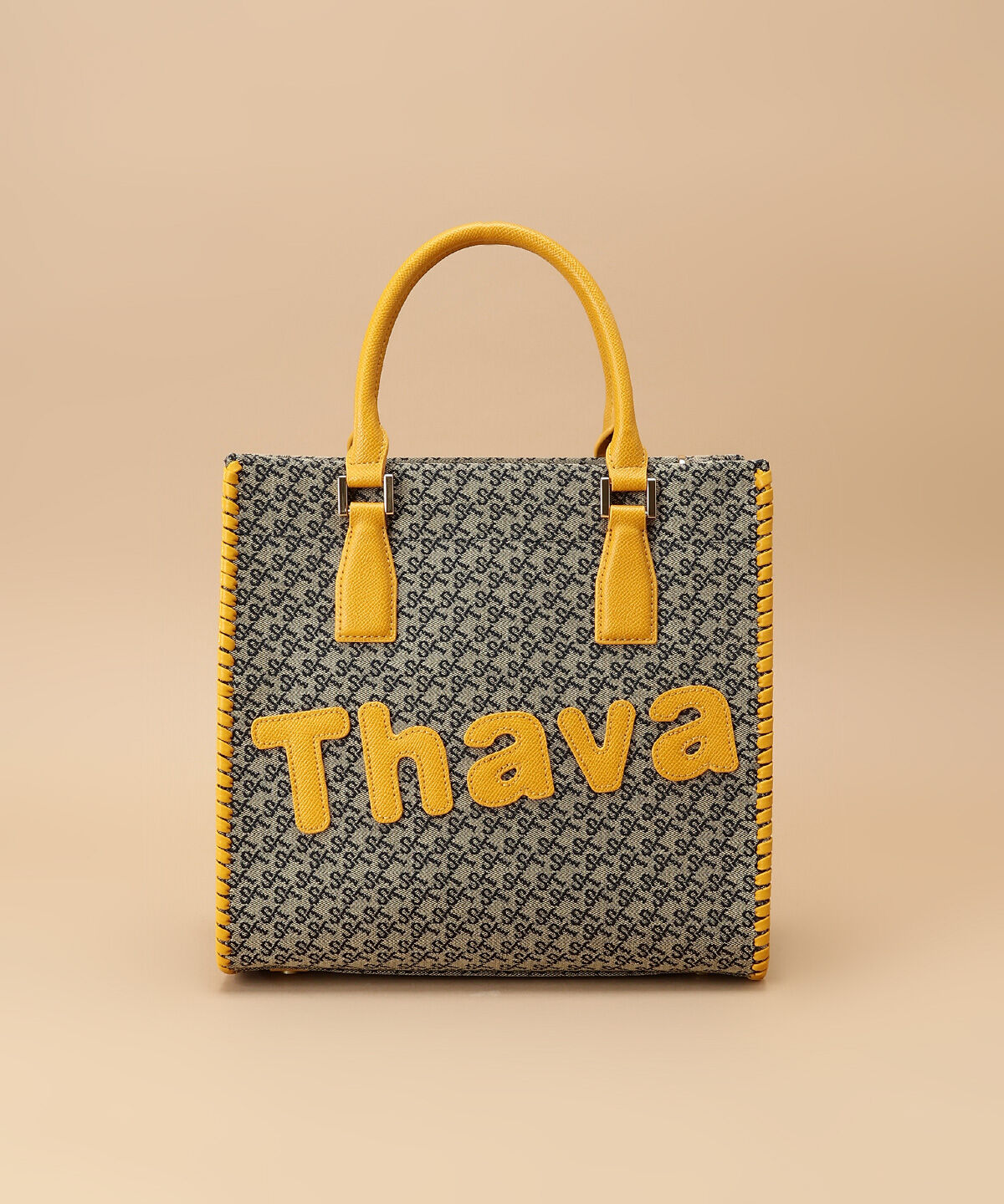 Samantha Thavasa「ST Jacquard サマタバスクエアトートバッグ」|トートバッグ|