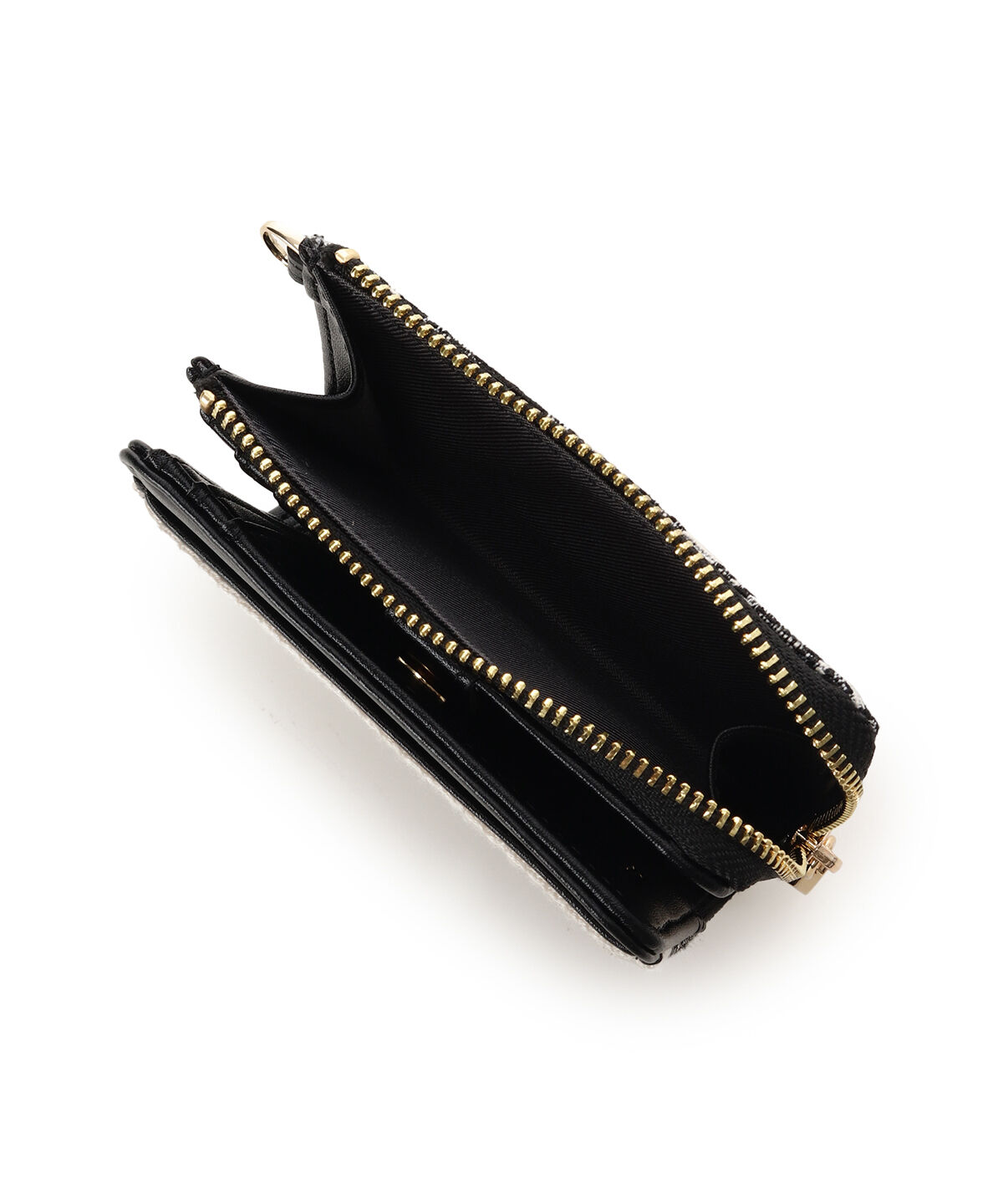 Samantha Vega「ロゴテープジャガード調折財布」|財布|