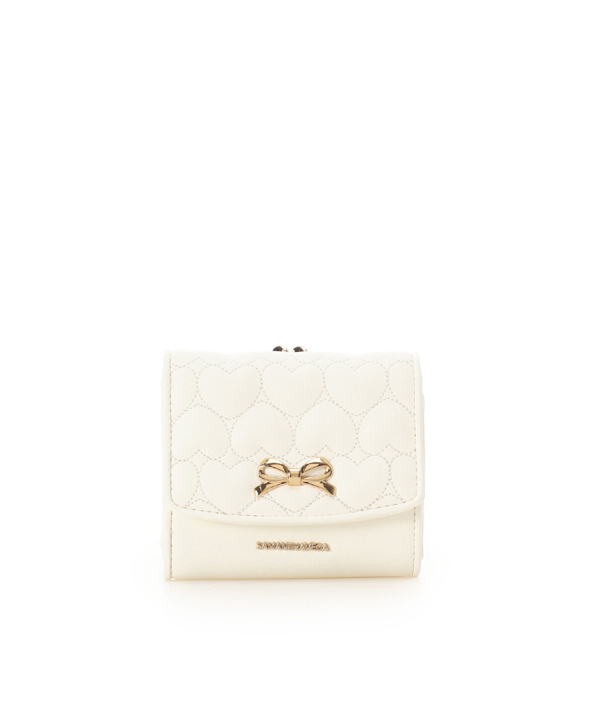 Samantha Vega「エターナルハートキルト折財布」|財布|ホワイト