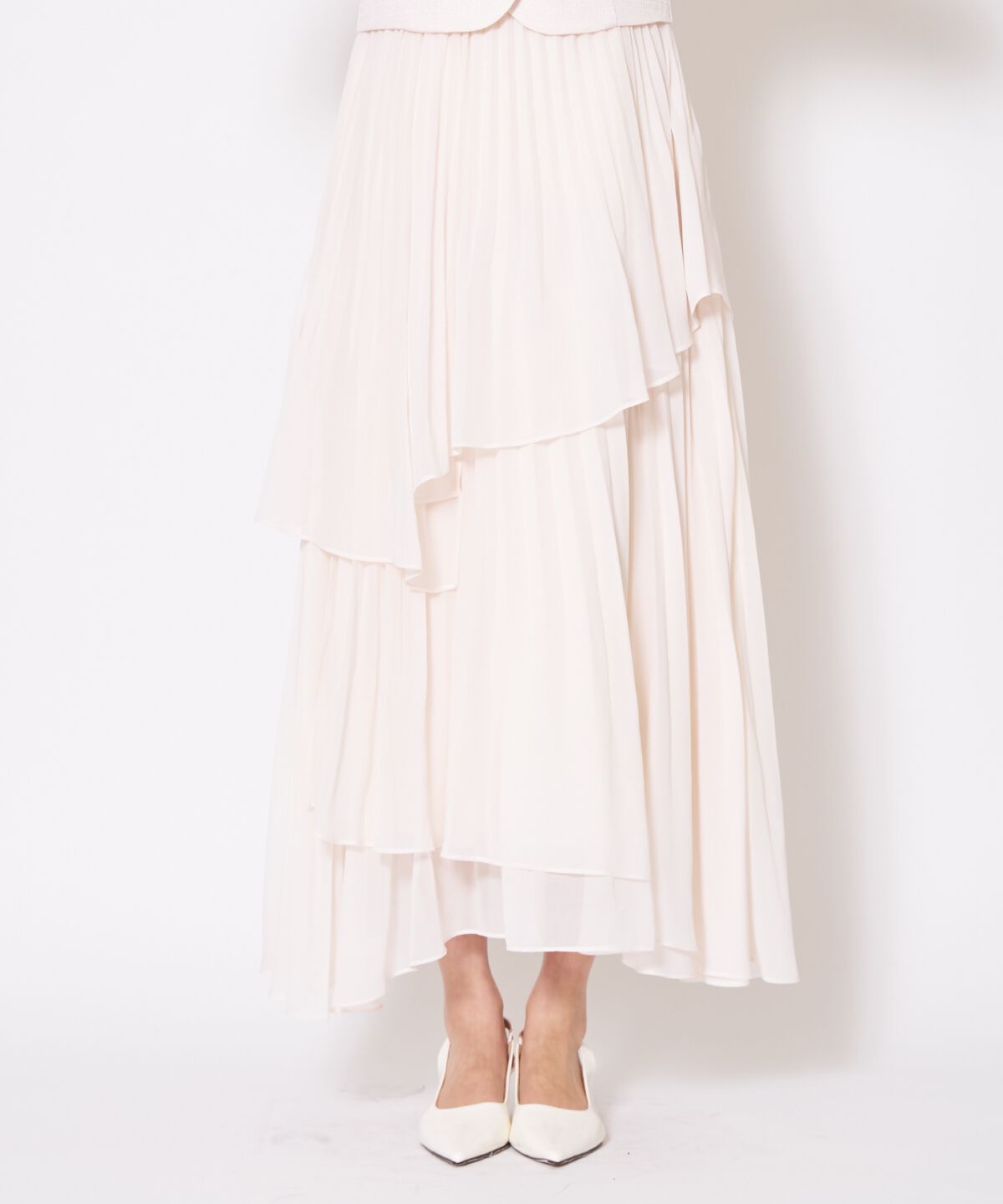 アンドクチュール「ツイードジャケットドッキングワンピース」|ワンピース|