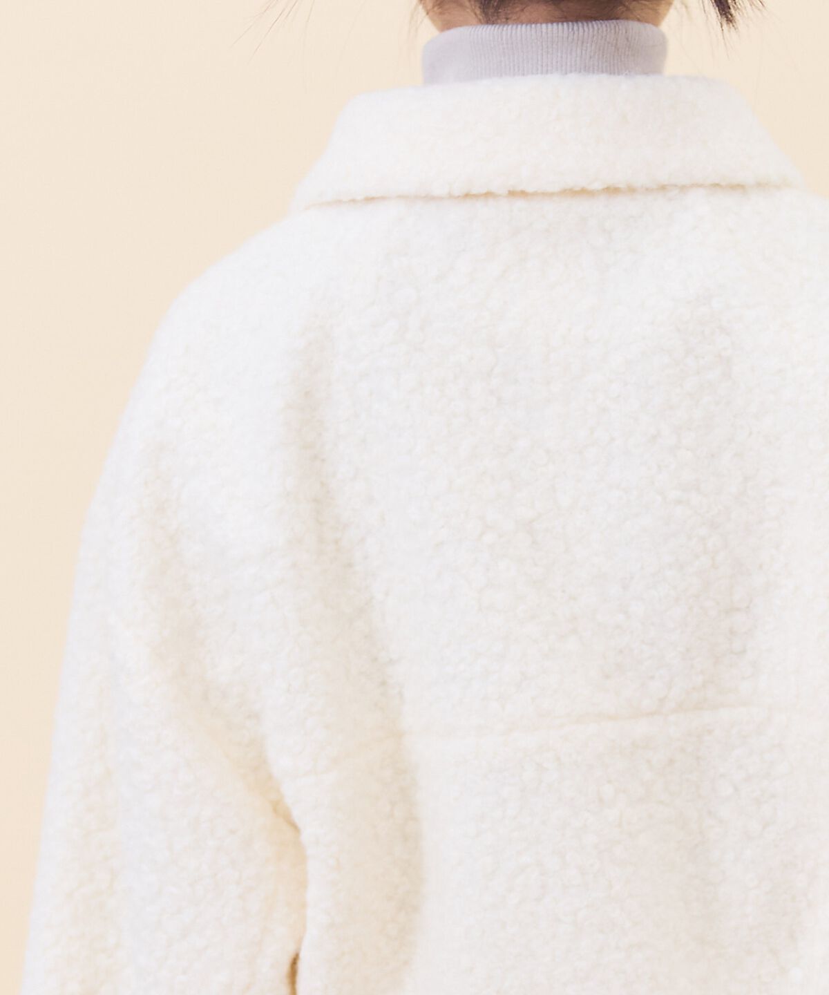 REDYAZEL「ブークレショートコート」|ステンカラーコート|