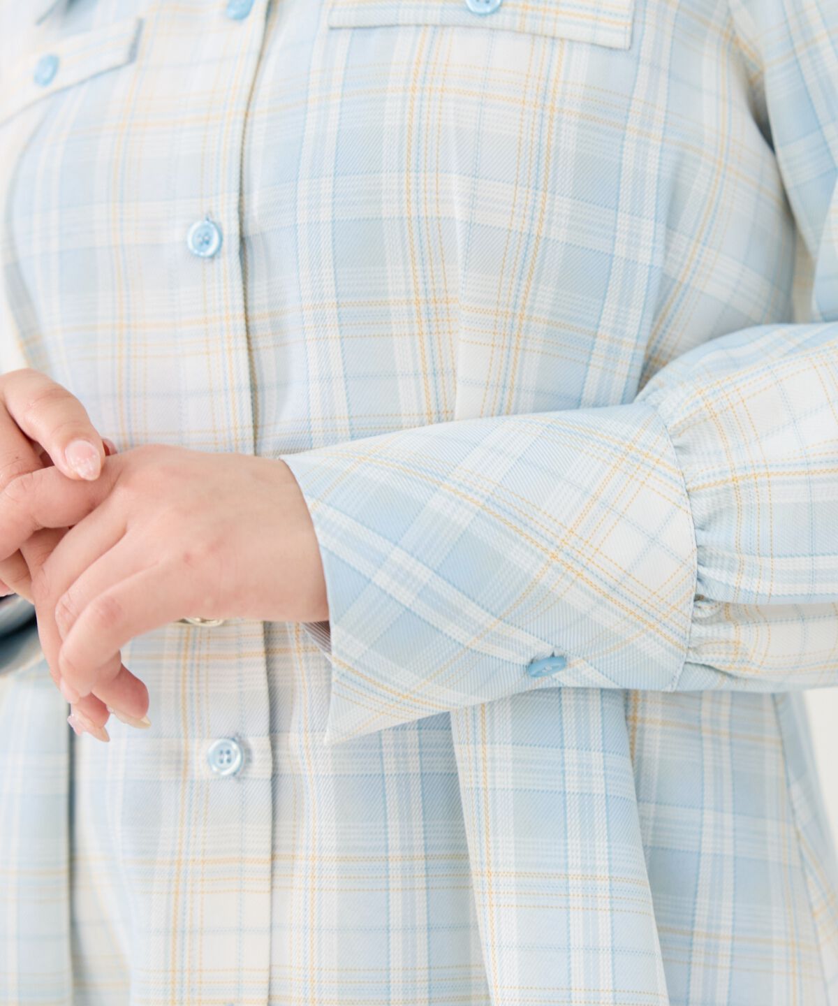 REDYAZEL「チェックミニシャツワンピース」|ワンピース|