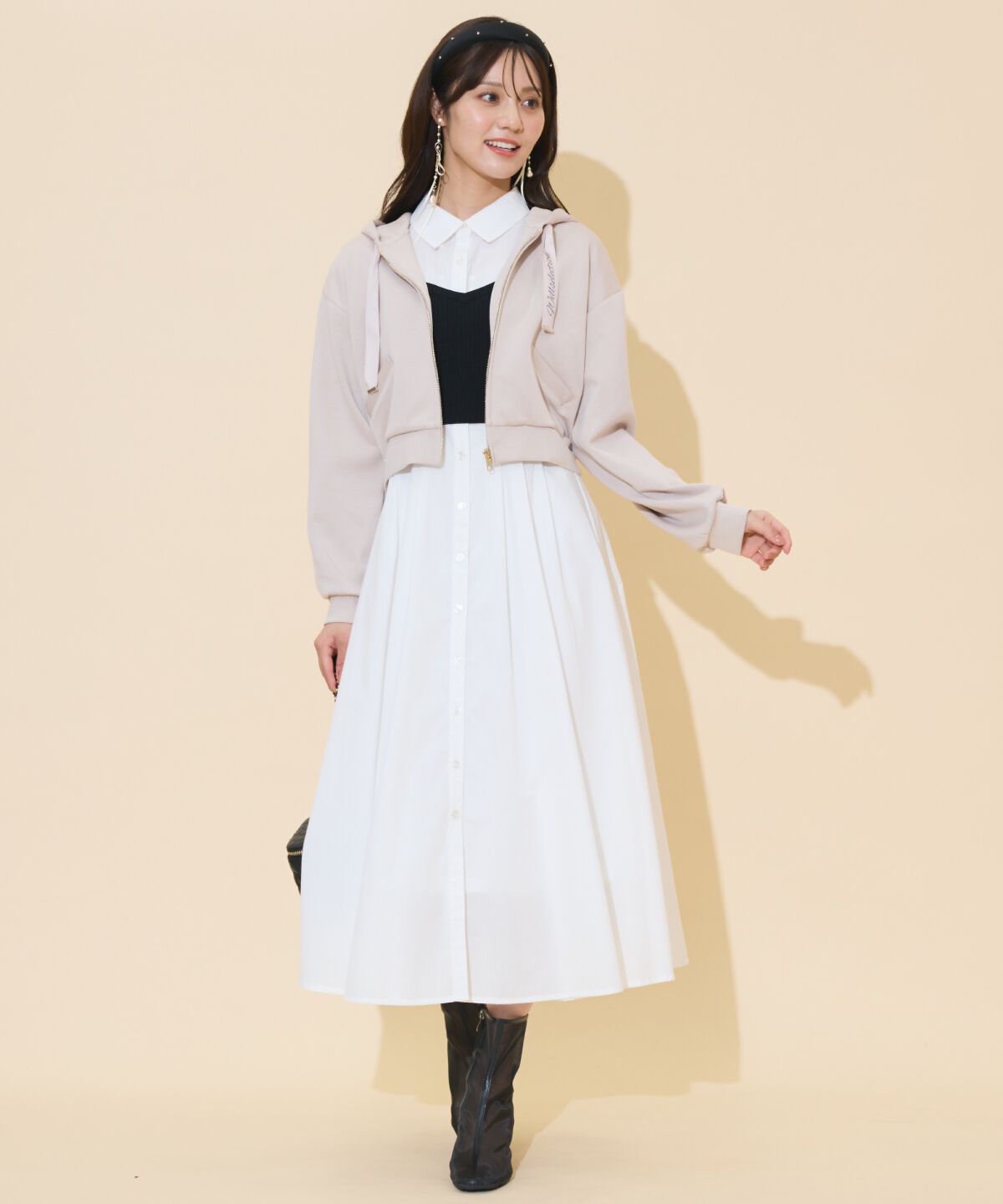 WILLSELECTION「ロゴテープパーカー」|パーカー|