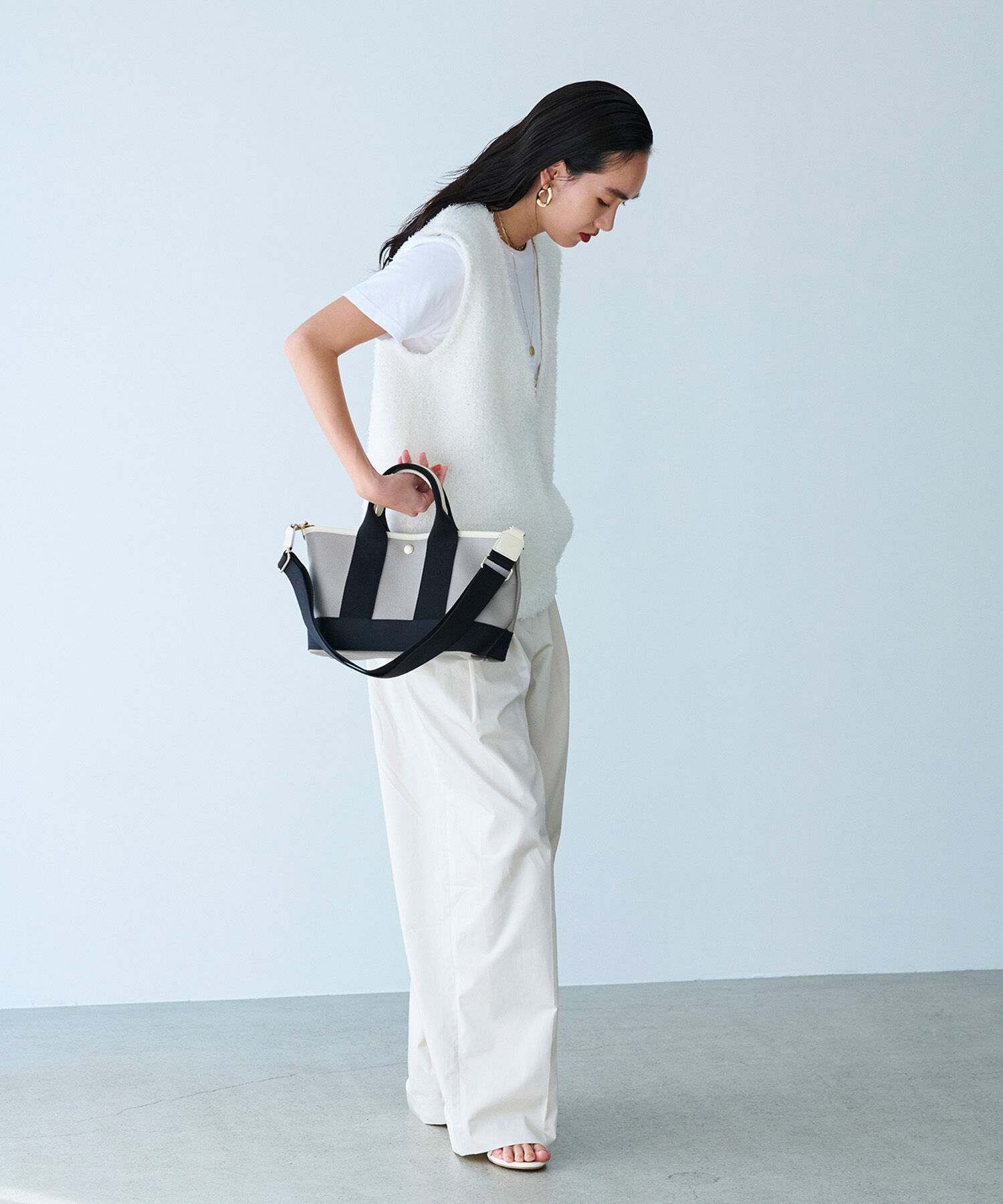 TOPKAPI BREATH「【Breath TOPKAPI】SCOTCH GRAIN スコッチグレイン ショルダー付き ミニ トートバッグ S」|トートバッグ|